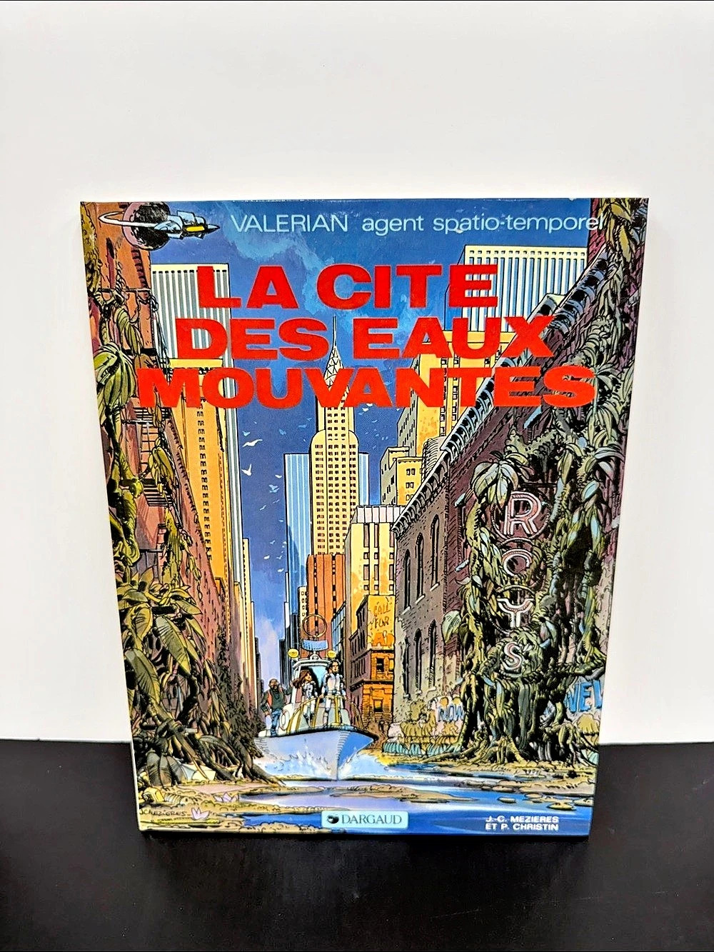 Vintage 1985 Valerian La Cité des Eaux Mouvantes Tome 1 Dargaud Hardcover BD